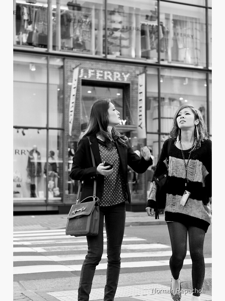 Shoppers' contemplation - Tokyo, Japan by keystone