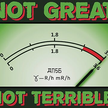 Artwork thumbnail, Not Great, Not Terrible - 'Chernobyl' Fan Art (Green variation) by thedrumstick