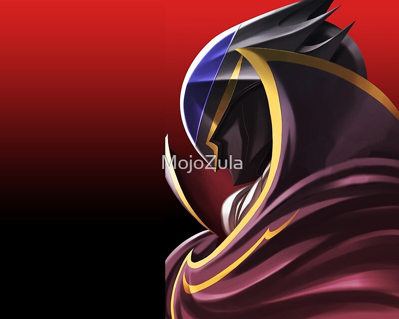 Code Geass Zero By Mojozula Redbubble