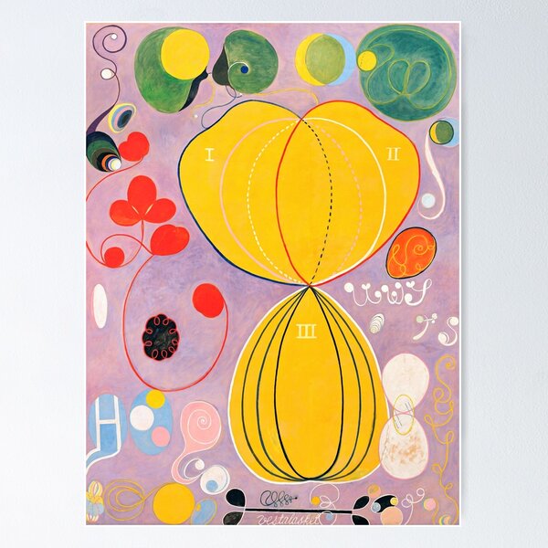 Item preview, Hilma af Klint "The Ten Largest, No. 07, Adulthood, Group IV" designed and sold by Alexandra Dahl.