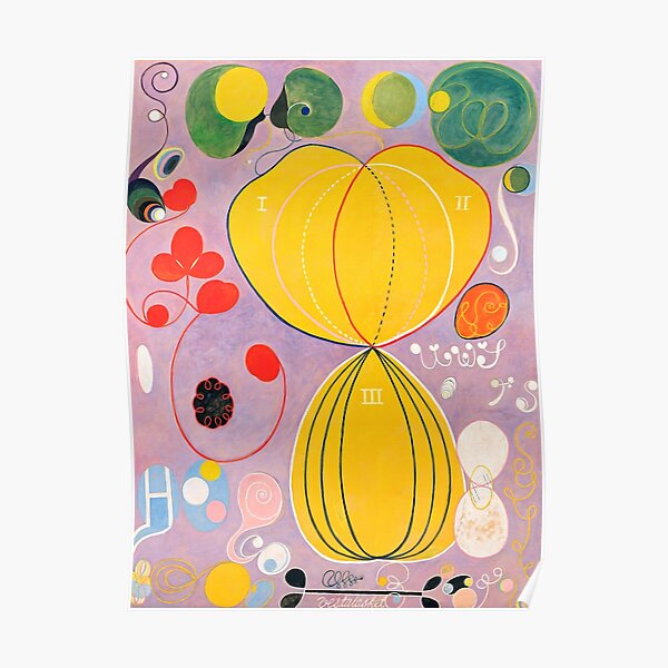 Hilma af Klint "The Ten Largest, No. 07, Adulthood, Group IV" Poster