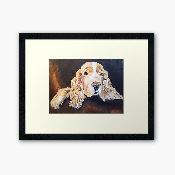 Cocker Spaniel Framed Art Print