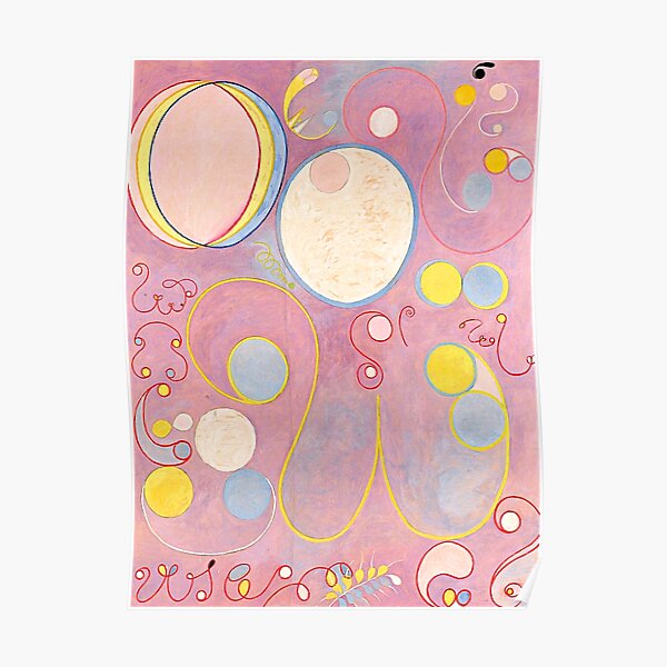 Hilma af Klint "The Ten Largest, No. 08, Adulthood, Group IV" Poster