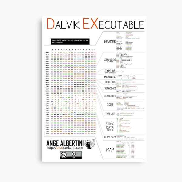 .DEX: Android Dalvik Executable Canvas Print