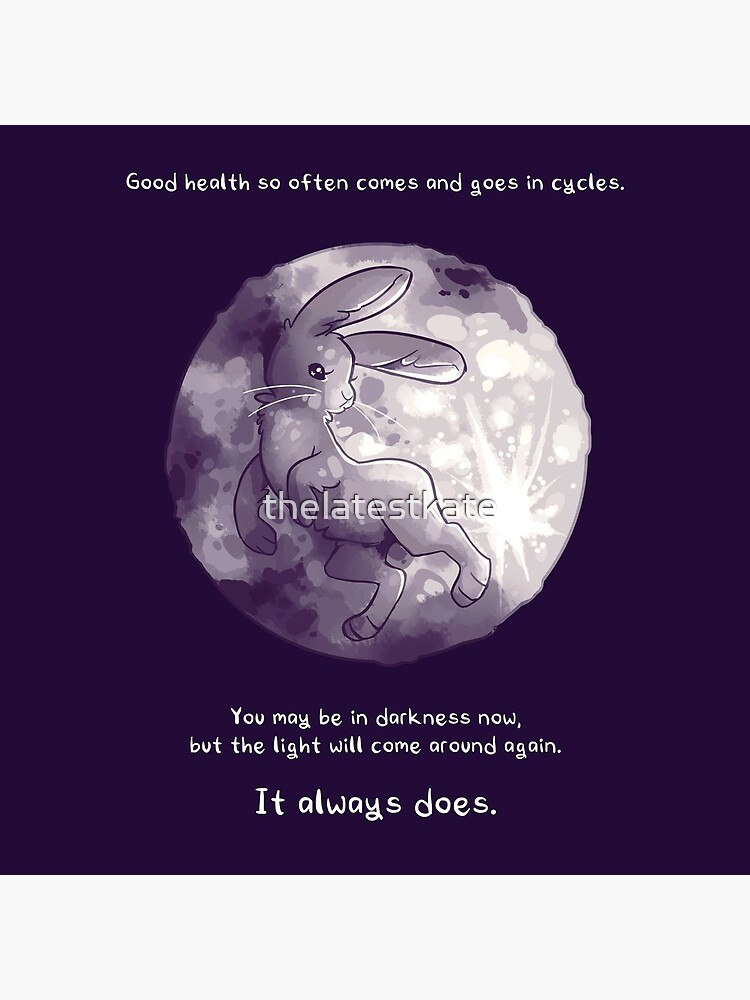 "The Light Will Come Around Again" Moon Rabbit by thelatestkate