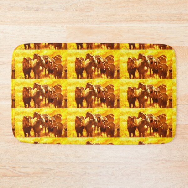 Item preview, Mustangs Grazing in the Sun designed and sold by Seth  Weaver.