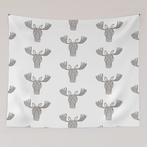 Item preview, Geometric Moose designed and sold by sophiafinearts.
