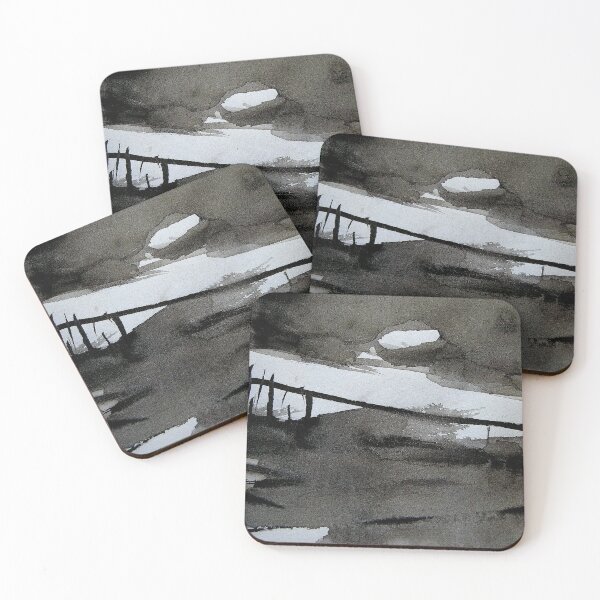 Item preview, moonlight over the river designed and sold by banrai.