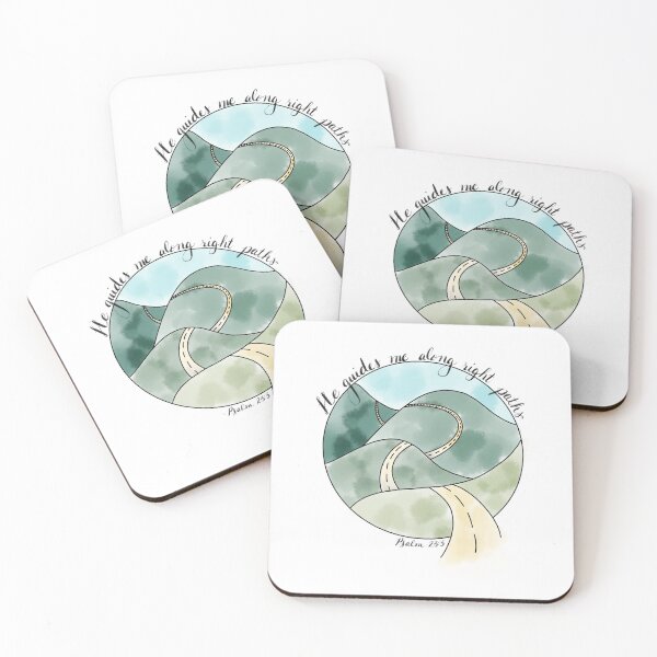 Item preview, He Guides Me Along Right Paths designed and sold by HeartBeams.