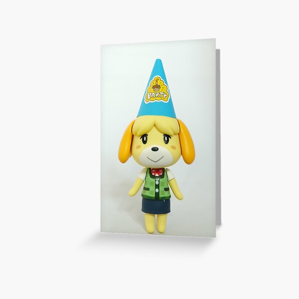 Isabelle says it's party time! Greeting Card