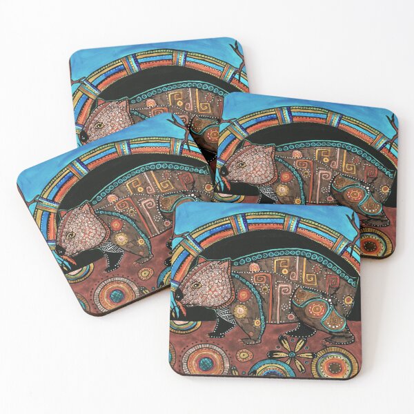 Item preview, The early wombat catches the rainbow designed and sold by Jenny Wood.