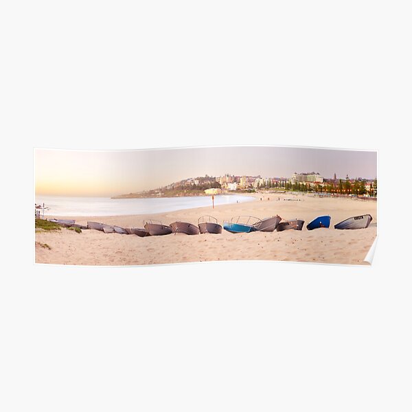 Coogee Beach Boats, Sydney, New South Wales, Australia Poster