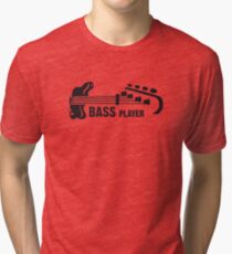 bASS pLAYER Tri-blend T-Shirt