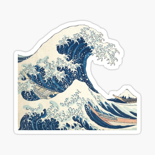 Great wave Sticker