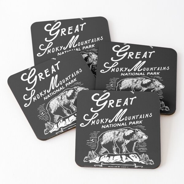 Item preview, Great Smoky Mountains National Park Retro Bear  designed and sold by YuliyaR.