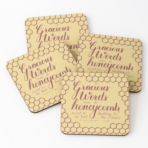 Item preview, Gracious Words are a Honeycomb designed and sold by HeartBeams.