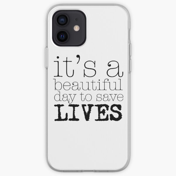 Beautiful day (white) iPhone Soft Case