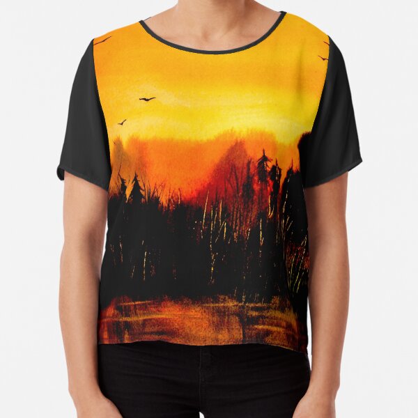 Copper Sky... Chiffon Top