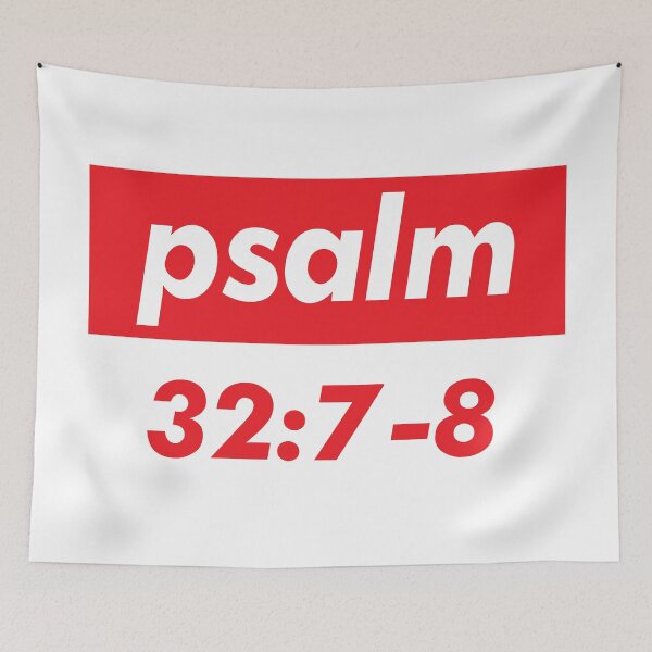 Item preview, Psalm 32:7-8 Quote The Bible Inspirational You Will Protect Me From Trouble designed and sold by ProjectX23.