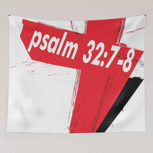 Item preview, Psalm 32:7-8 Quote The Bible Inspirational You Will Protect Me From Trouble designed and sold by ProjectX23.