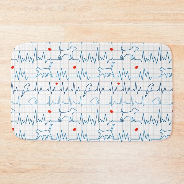 Item preview, Heartline for Pets Dogs Cat Bird Fish Animals Veterinary designed and sold by VintageStyle.