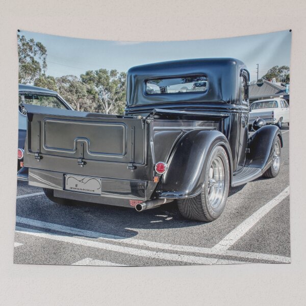 Item preview, Black Hot Rod Utility rear at Coffee n Classics designed and sold by Cars around Adelaide.