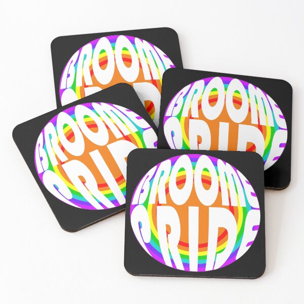 Item preview, Broome Pride Logo – Circular White designed and sold by BroomePride.