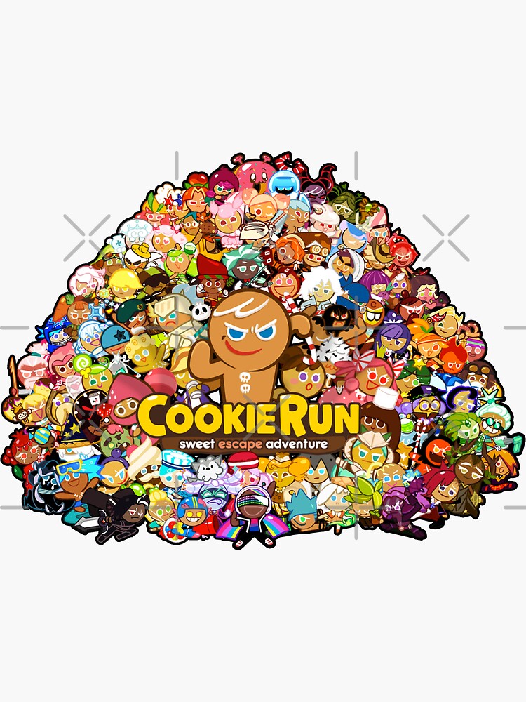 "Cookie Run EVERY COOKIE RUNNING!" Sticker for Sale by CookieSister