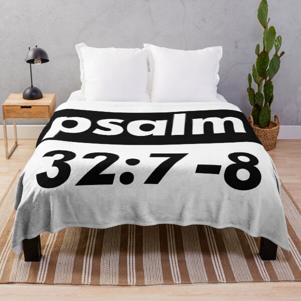 Item preview, Psalm 32:7-8 Quote The Bible Inspirational You Will Protect Me From Trouble designed and sold by ProjectX23.