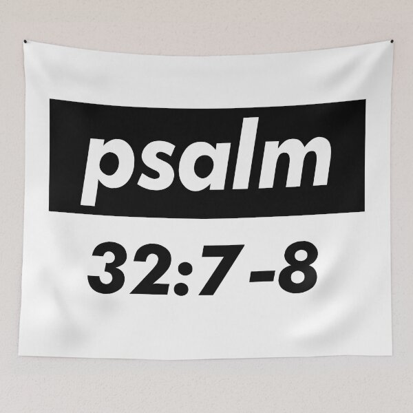 Item preview, Psalm 32:7-8 Quote The Bible Inspirational You Will Protect Me From Trouble designed and sold by ProjectX23.