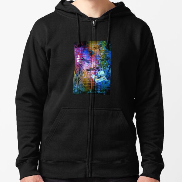 Seasons...A Journal Page Zipped Hoodie