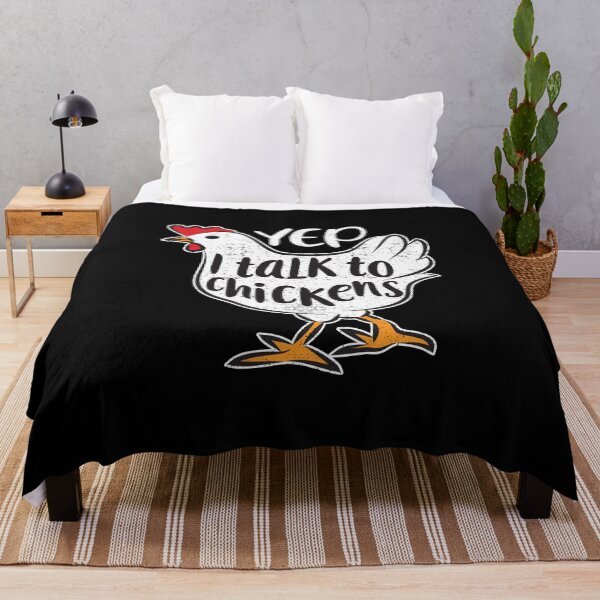 Item preview, Yep I Talk To Chickens - Cute Chicken Lover Design design designed and sold by woodsgoodsco.