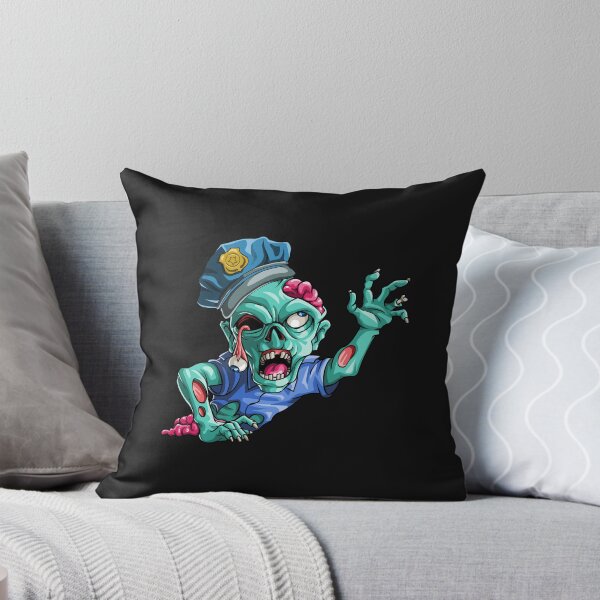 Item preview, Zombie Police Funny Halloween Horror Scary designed and sold by Bendthetrend.