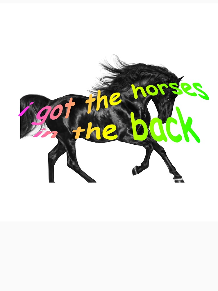 i got the horses in the back t shirt