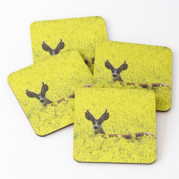 Item preview, Deer in the Canola Field designed and sold by Alyce Taylor.
