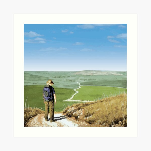 The Long Road Ahead. Art Print