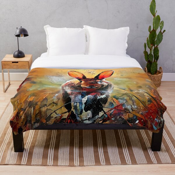 Item preview, Impressionistic Portrait of an Autumn Bunny designed and sold by Alyxandre.