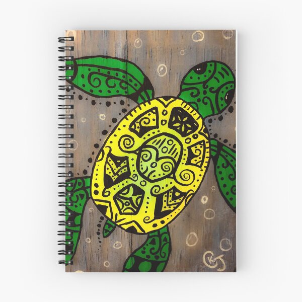 Item preview, Yellow and Green Sea Turtle designed and sold by courtneyjart.