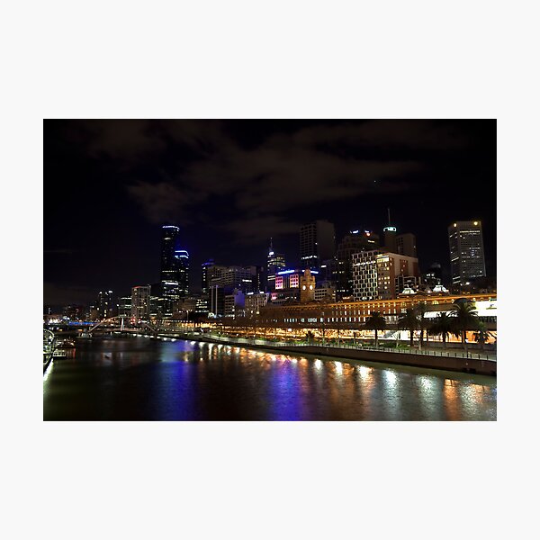 Item preview, Melbourne City At Night designed and sold by Scott Sheehan.