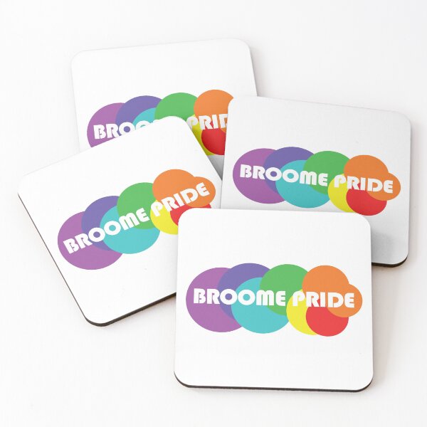 Item preview, Broome Pride Deconstructed Circles - White  designed and sold by BroomePride.