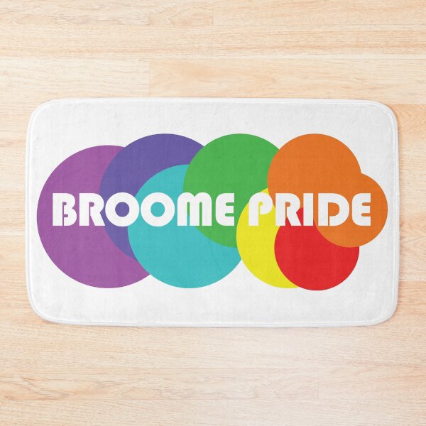 Item preview, Broome Pride Deconstructed Circles - White  designed and sold by BroomePride.