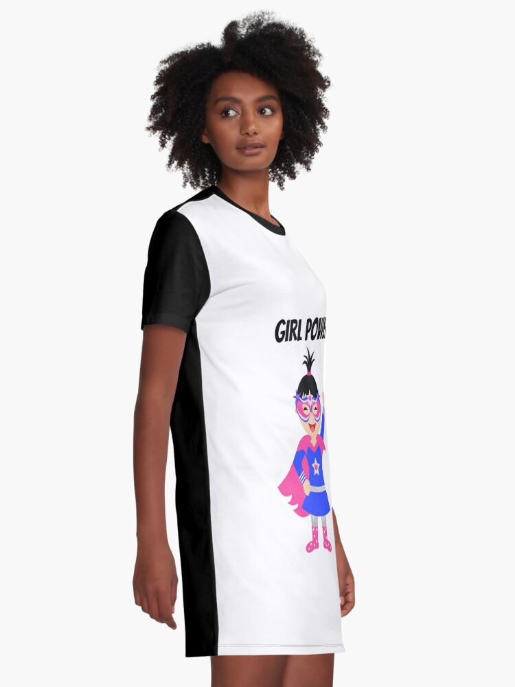 Girl Power Empowerment T-Shirt Dress