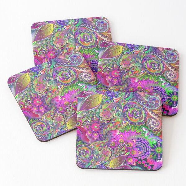 Item preview, Purple Floral design  designed and sold by ShopOverOceans.