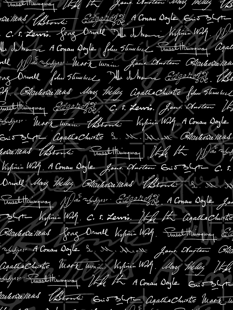 Thumbnail 5 of 5, Leggings, Literary Giants Pattern designed and sold by GrandeDuc.