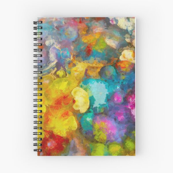 Item preview, Stocksom Blue-Yellow- Splashes  5 designed and sold by Stocksom  Art Prints.