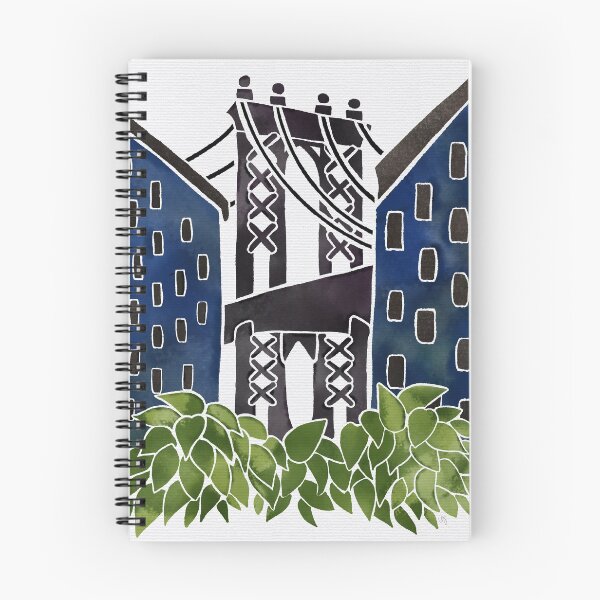 Item preview, DUMBO Brooklyn Watercolor Blue Palette designed and sold by Lori-Goree.