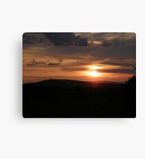 Donegal sunset Canvas Print