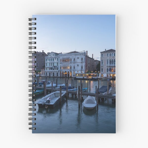 Item preview, Slow Dusk in Venice - Rialto Market Working Boats and Grand Palaces designed and sold by Georgia Mizuleva.
