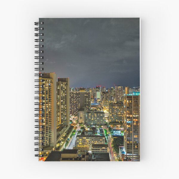 Item preview, HDR - Dark Cloudy Honolulu Night designed and sold by eegibson.