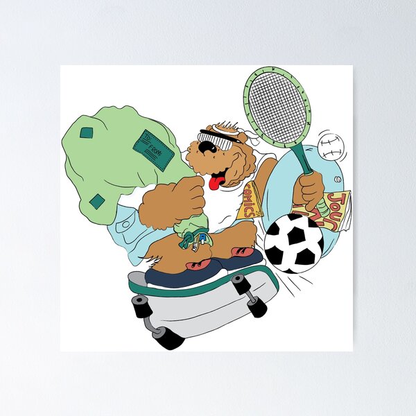 Item preview, Brown Bear Autograph T-Shirt Design designed and sold by Eileen Morris.